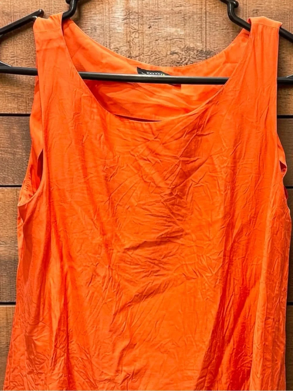 KATE SPADE SATURDAY Orange Sleeveless Scoop Tank Top MEDIUM no stains or wear